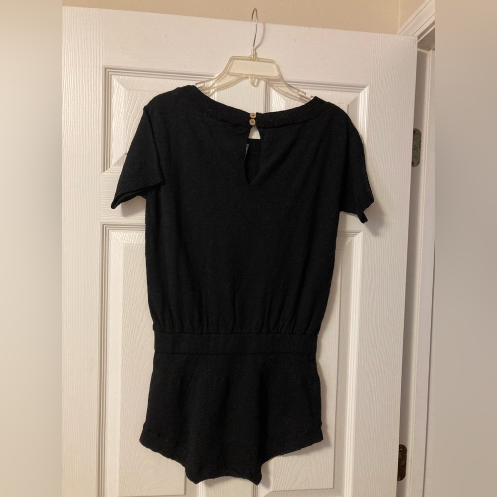 Free People/ FP Beach Valley Sweater Romper Black Size XS - Picture 3 of 4